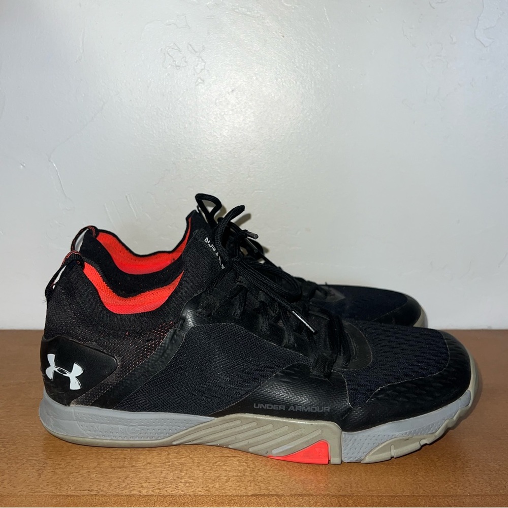 Under Armour Tribase Reign 2 3022613-002 Black Running Shoes Mens SZ 11.5